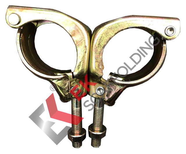 60x60 60.5x60.5 กด Jis Swivel Scaffolding Coupler สำหรับการก่อสร้าง