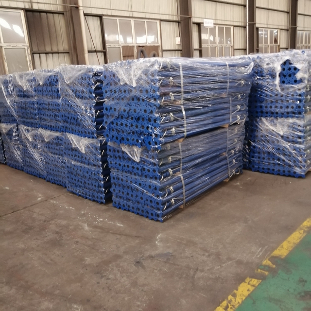 เสาเหล็กเคลือบด้วยผงชุบสังกะสีสำหรับการก่อสร้าง