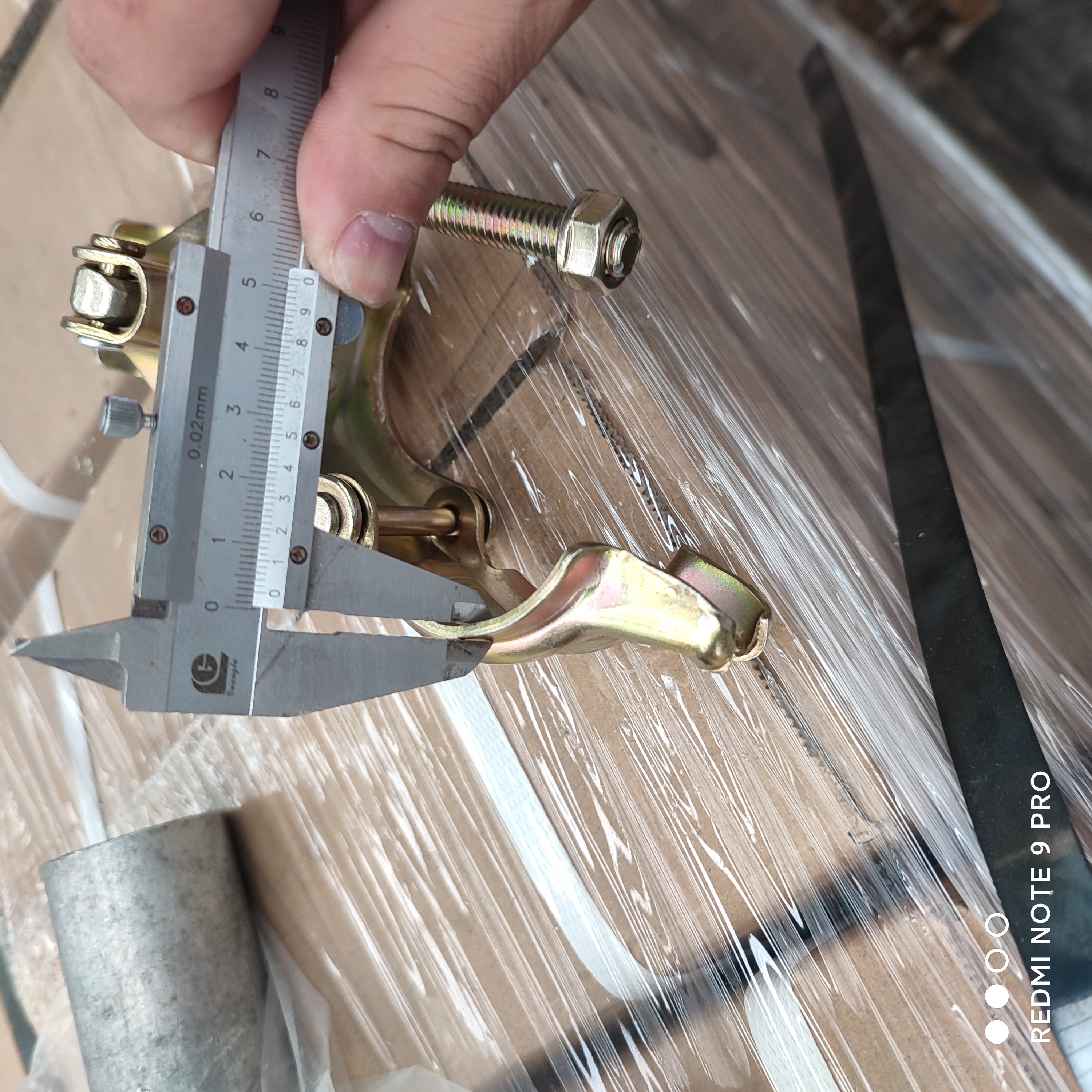 ขนาดข้อต่อแบบกด