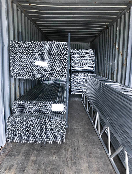 Punch Hole Scaffolding Guardrail