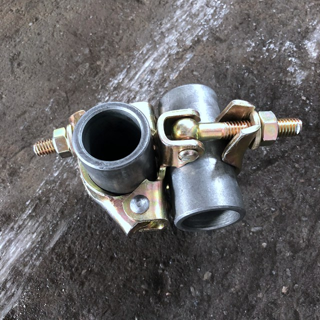 Electro Galvanized EN74 1B Scaffolding Pressed Double Coupler