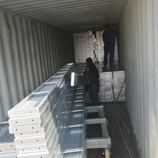 BS1139 แผงนั่งร้านชุบสังกะสีสำหรับการก่อสร้าง