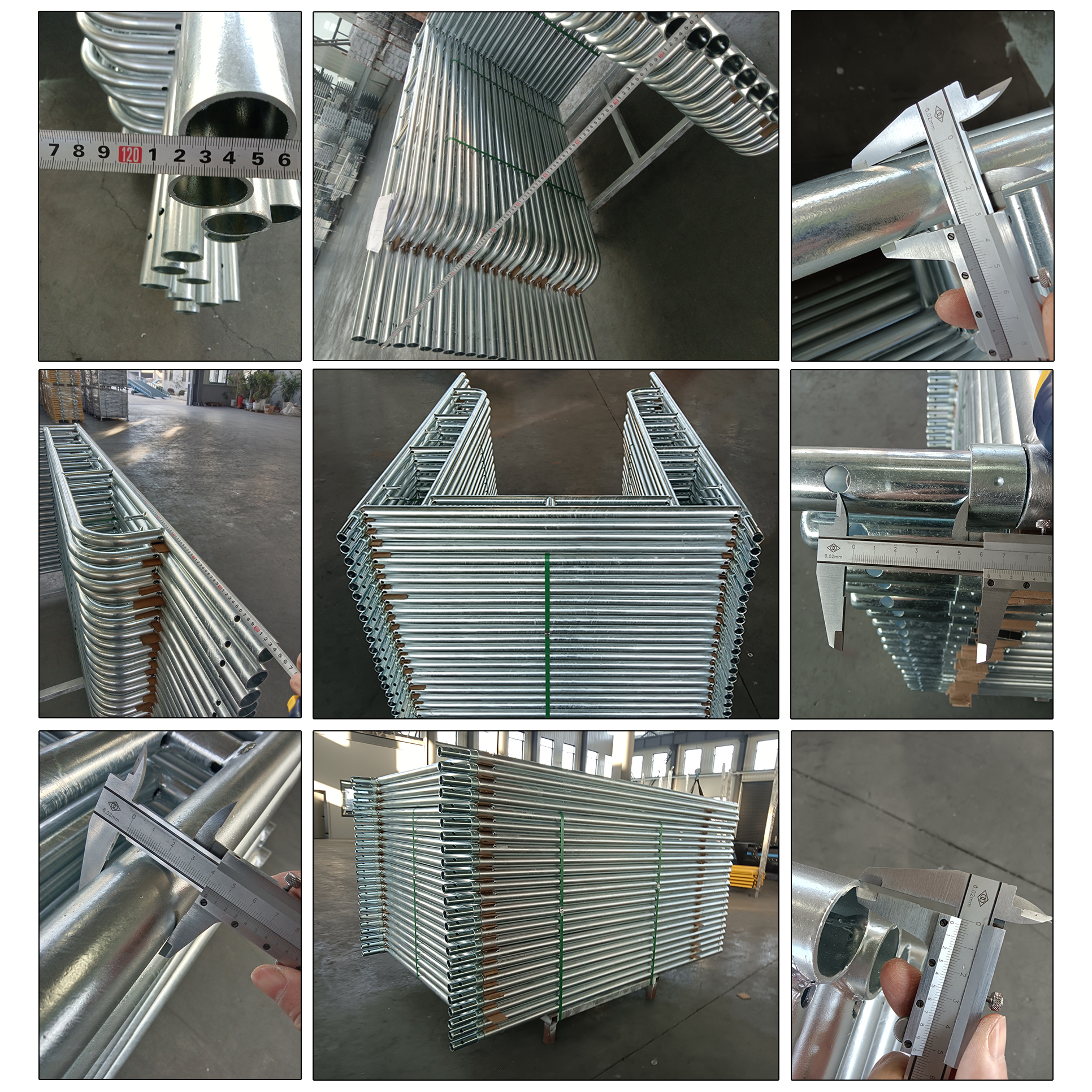 เดินผ่านโครงนั่งร้าน