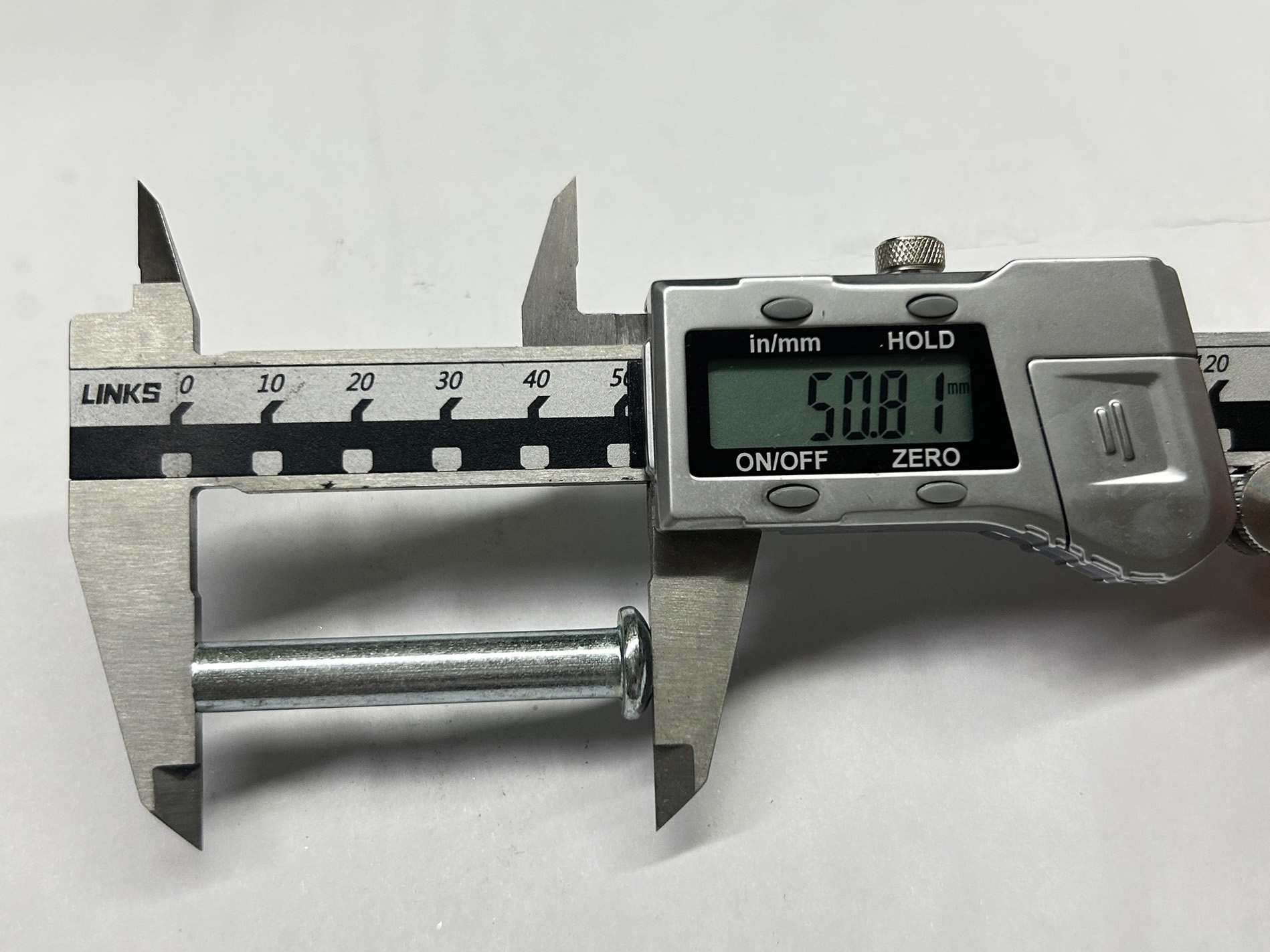 หมุดย้ำ ขนาดหมุด 