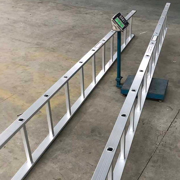 W390 บันไดแนวตั้งอลูมิเนียมนั่งร้าน