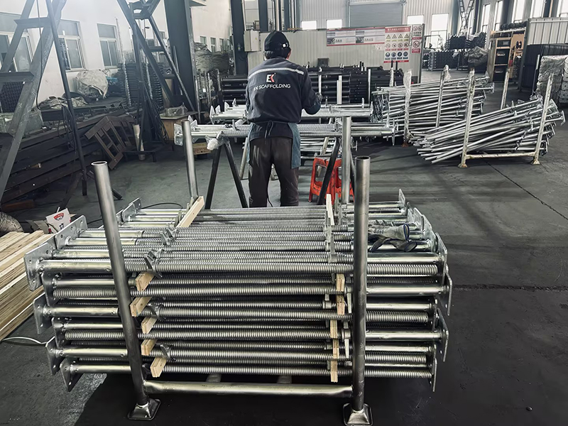 กระบวนการผลิตแจ็คปรับระดับนั่งร้าน 1.5M 