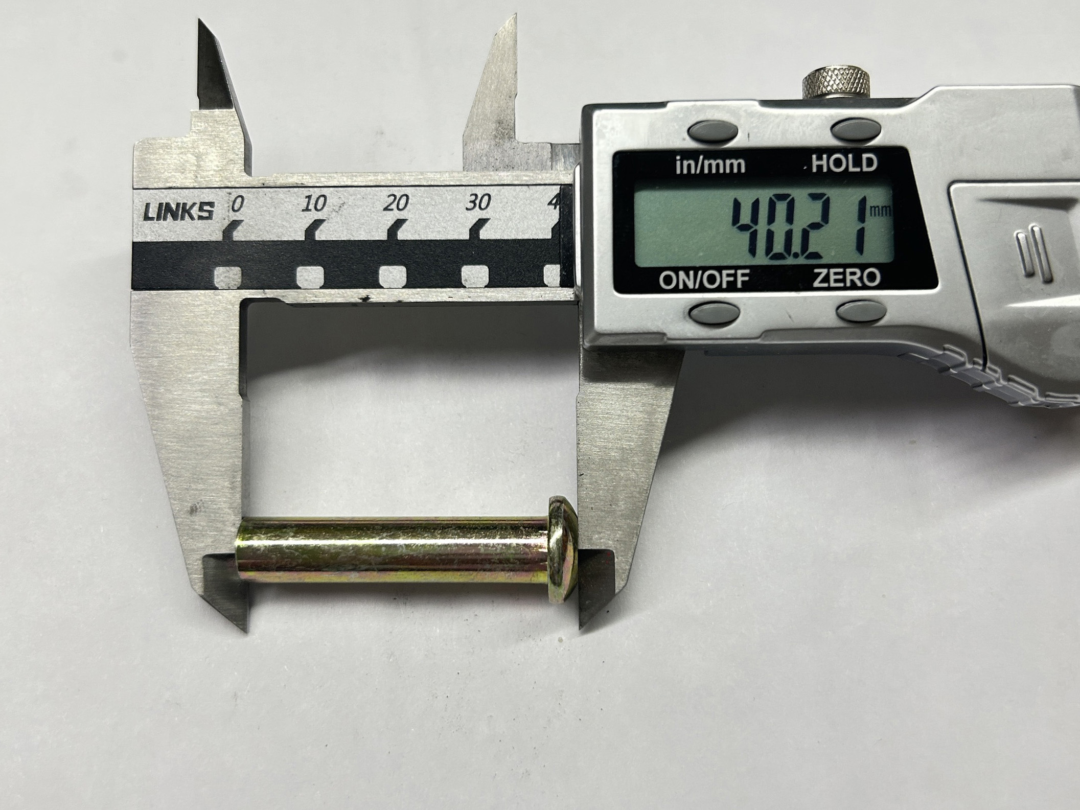 หมุดย้ำ ขนาดหมุด 