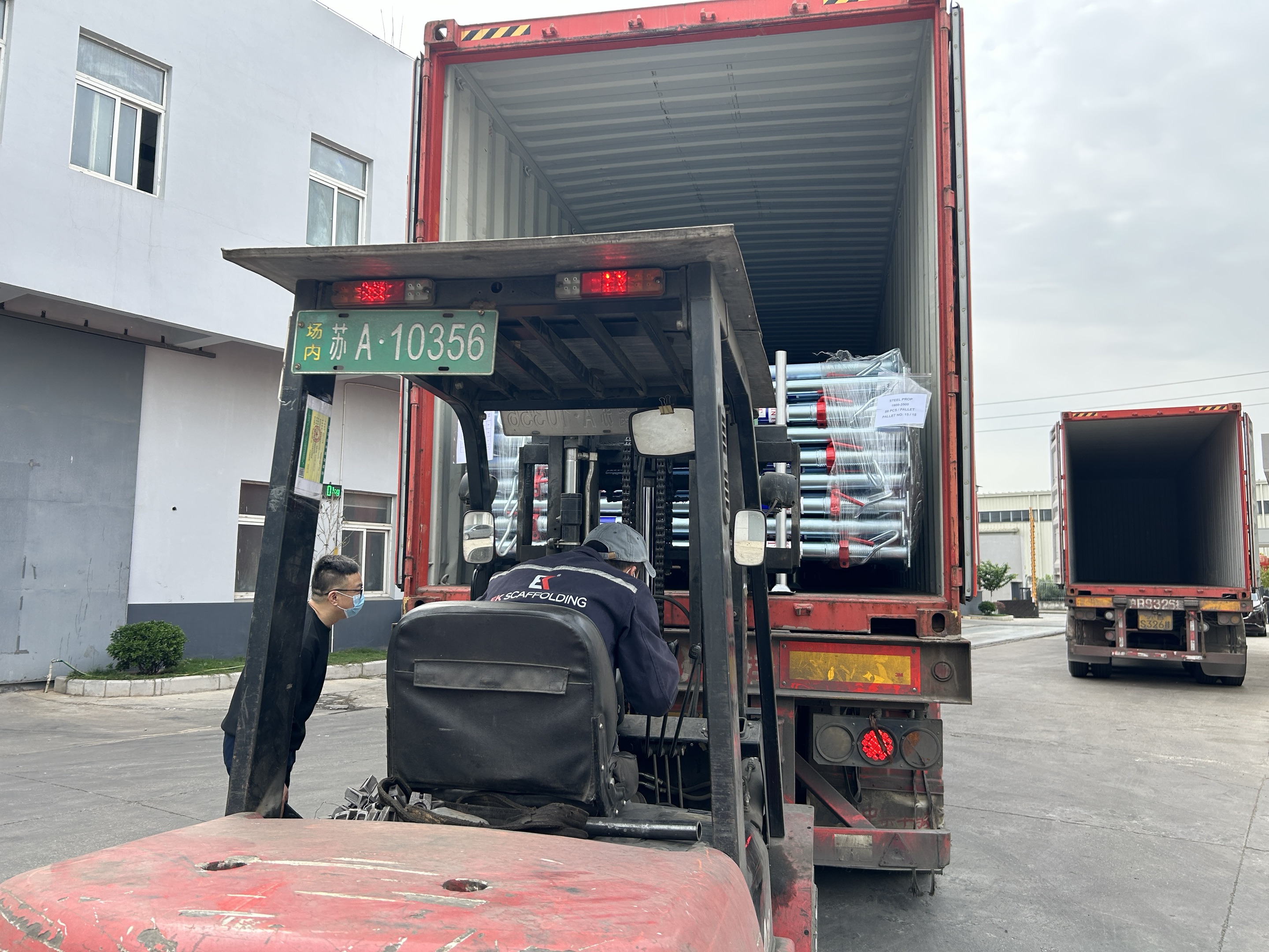 scaffolding prop shipping การจัดส่งเสานั่งร้าน