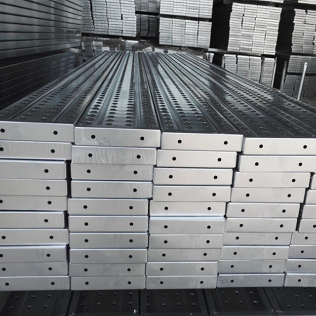 BS1139 Galvanized Scaffolding Steel Plank 210*40 มม.