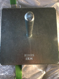 BS1139 EN74 ZINC PLATING SCAFFOLDING ROUND BASE PLATE
