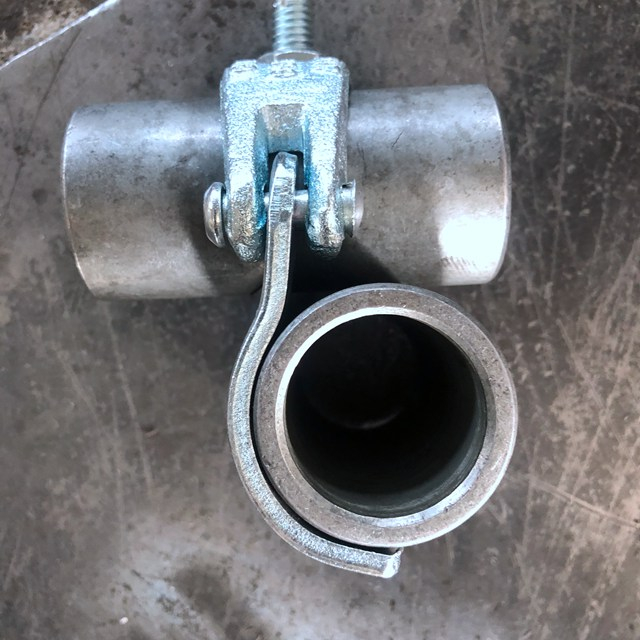 BS1139 ลดลง scaffolding สังกะสีชุบ putlog coupler