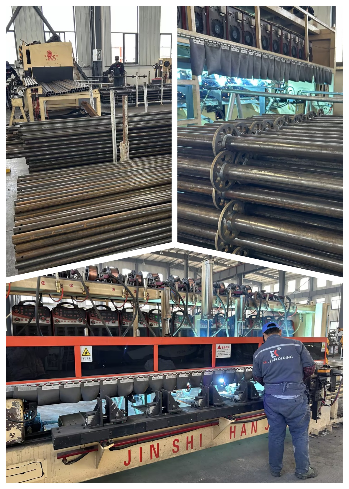 แนวตั้ง ringlock เชื่อมอัตโนมัติ