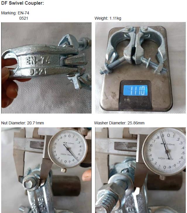 นั่งร้านหล่น FORGEL SWIVEL COUPLER 01