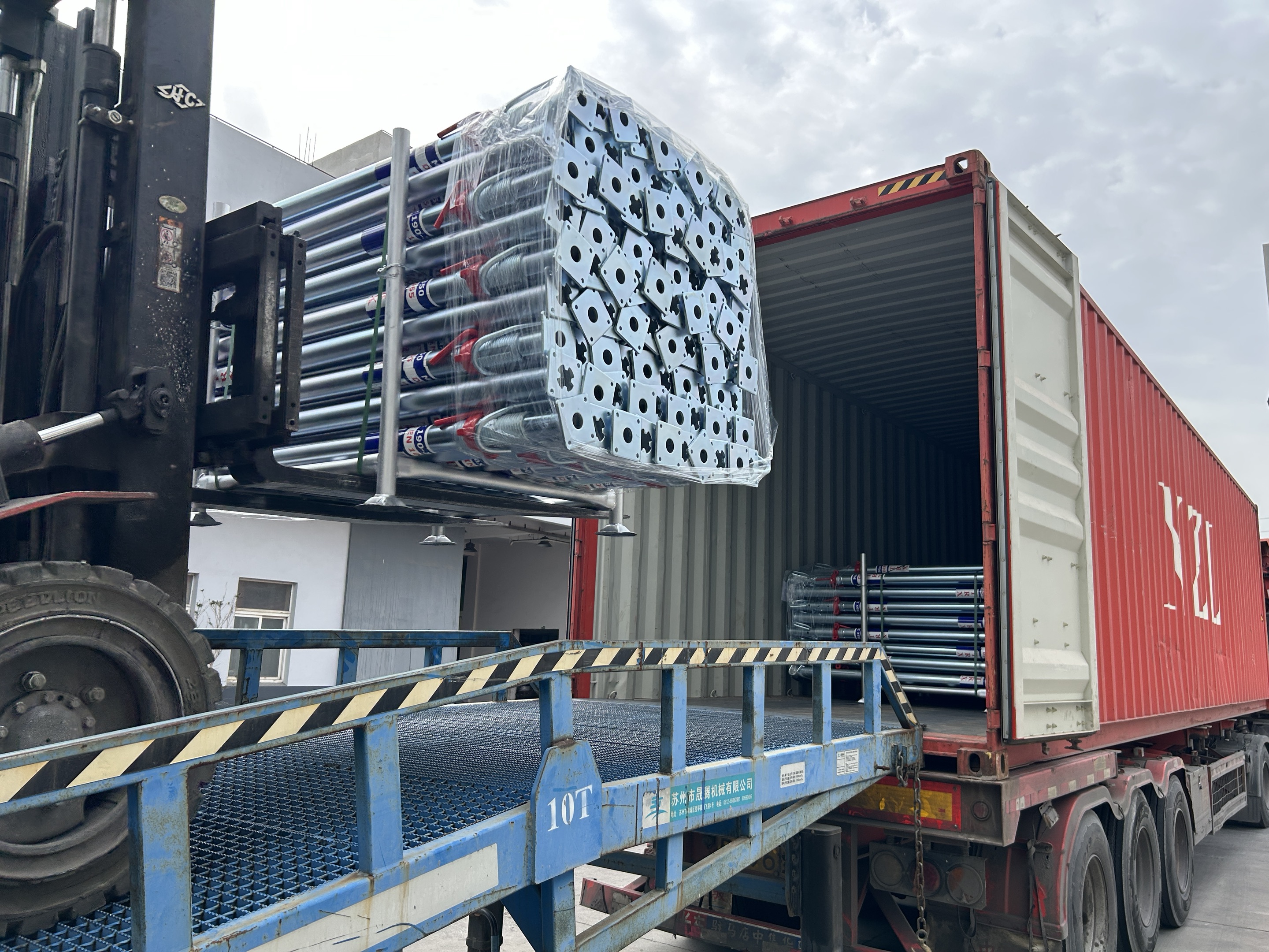scaffolding prop shipping การจัดส่งเสานั่งร้าน
