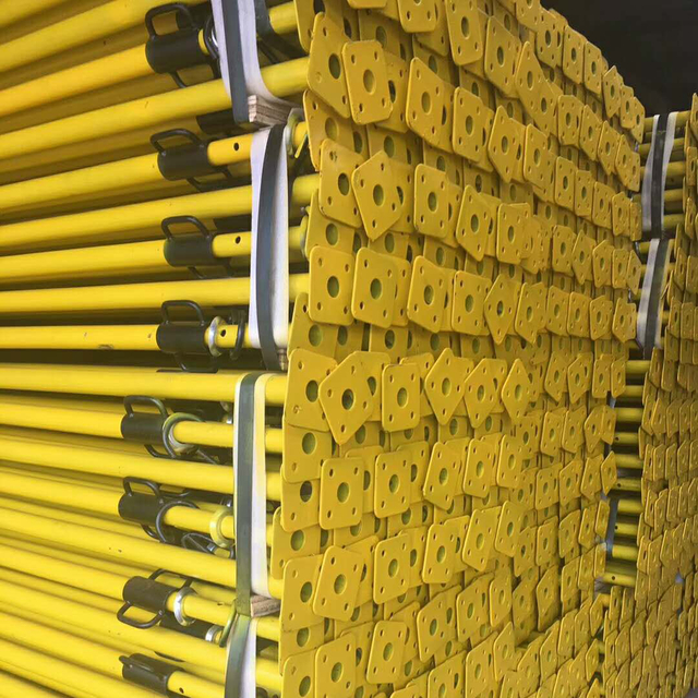 เสาเหล็กที่เคลือบด้วยผงคุณภาพสูงสำหรับการก่อสร้าง