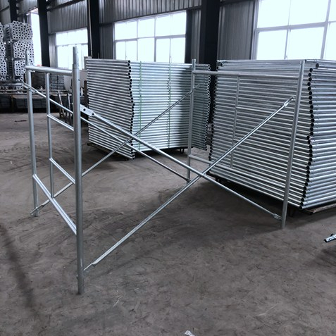 Hot Dip Galvanized HDG Self Lock Frame Scaffolding