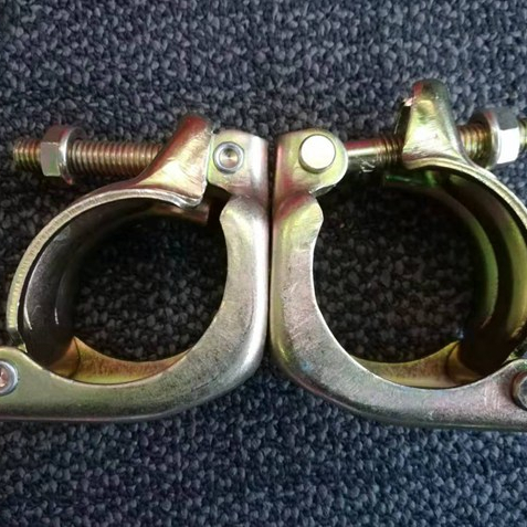 การชุบสังกะสีสี Jis นั่งร้านกด 60.5 swivel coupler