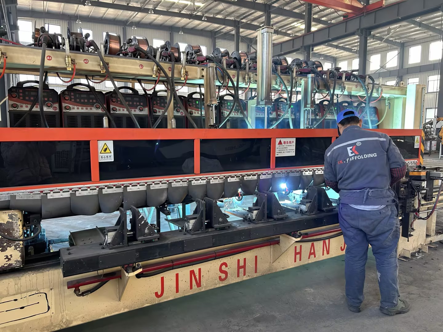 การเชื่อมนั่งร้าน ringlock