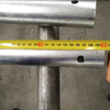 Galvanized HDG ringlock scaffolding มาตรฐานแนวตั้ง