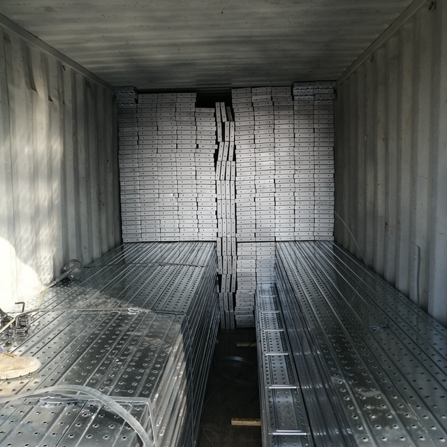 บอร์ดเดินนั่งร้านเหล็กชุบสังกะสีสำหรับการก่อสร้าง