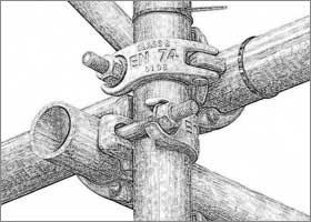 ประโยชน์หลักของข้อต่อนั่งร้านต่างๆ