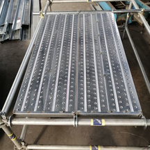 กระดานนั่งนั่งร้านแบบชุบสังกะสีพร้อมเบ็ด