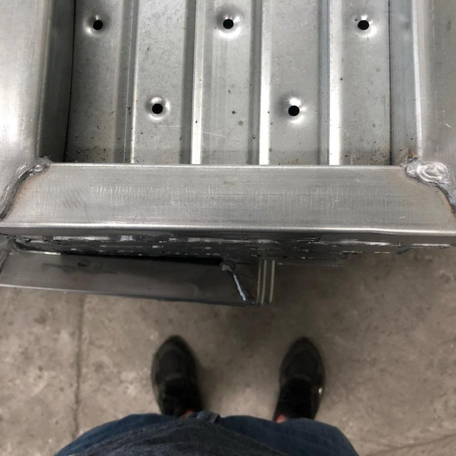 BS1139 บอร์ดเดินนั่งร้านชุบสังกะสีปิด