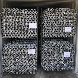 1.0m HDG แนวตั้ง cuplock scaffolding ระบบ