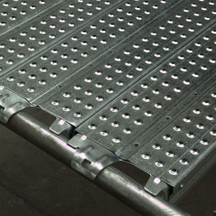 HDG HOT DIP GALVANIZED BOORD CANADIAN SCAFFOLDING Steel Hook Planks 241 มม.