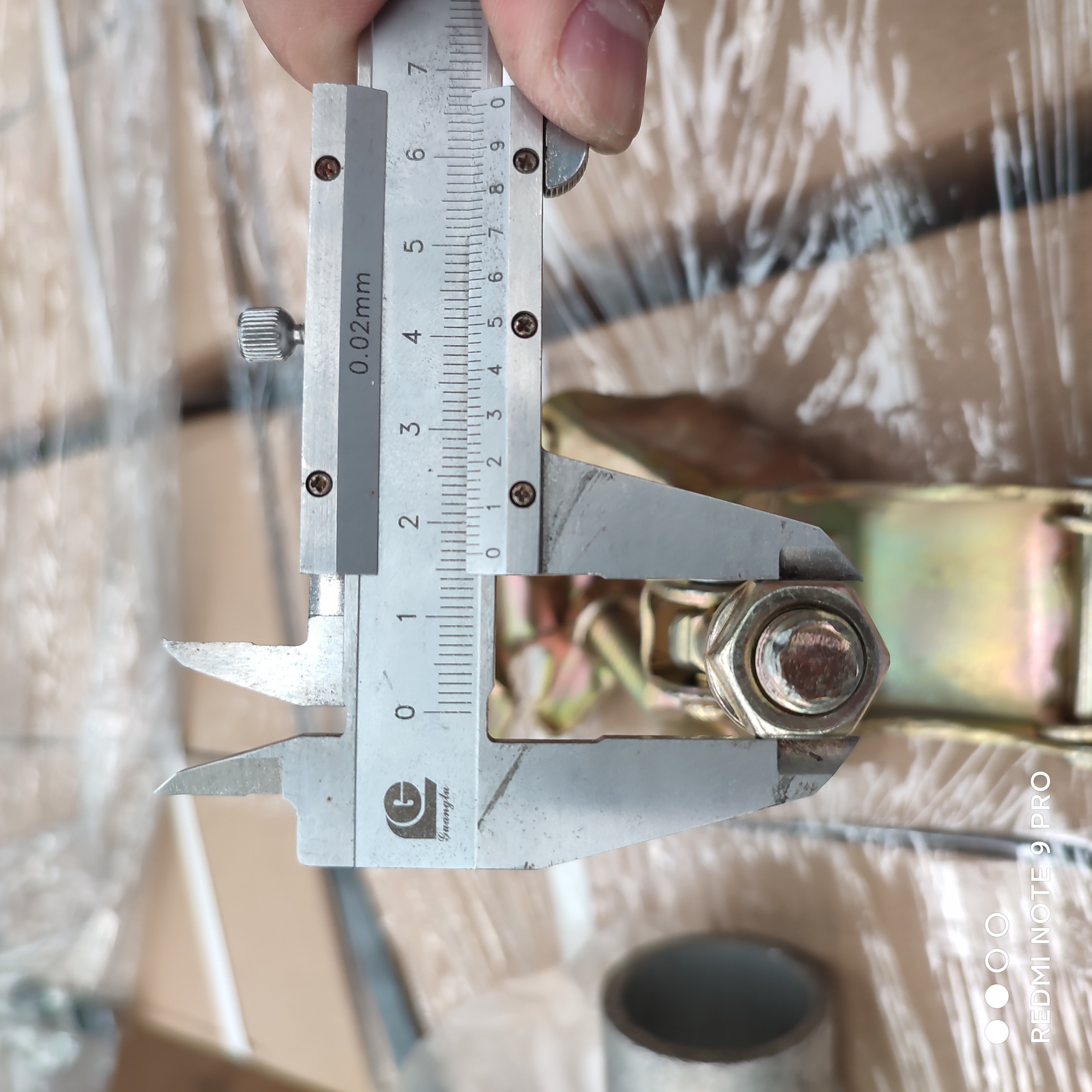 ขนาดข้อต่อแบบกด