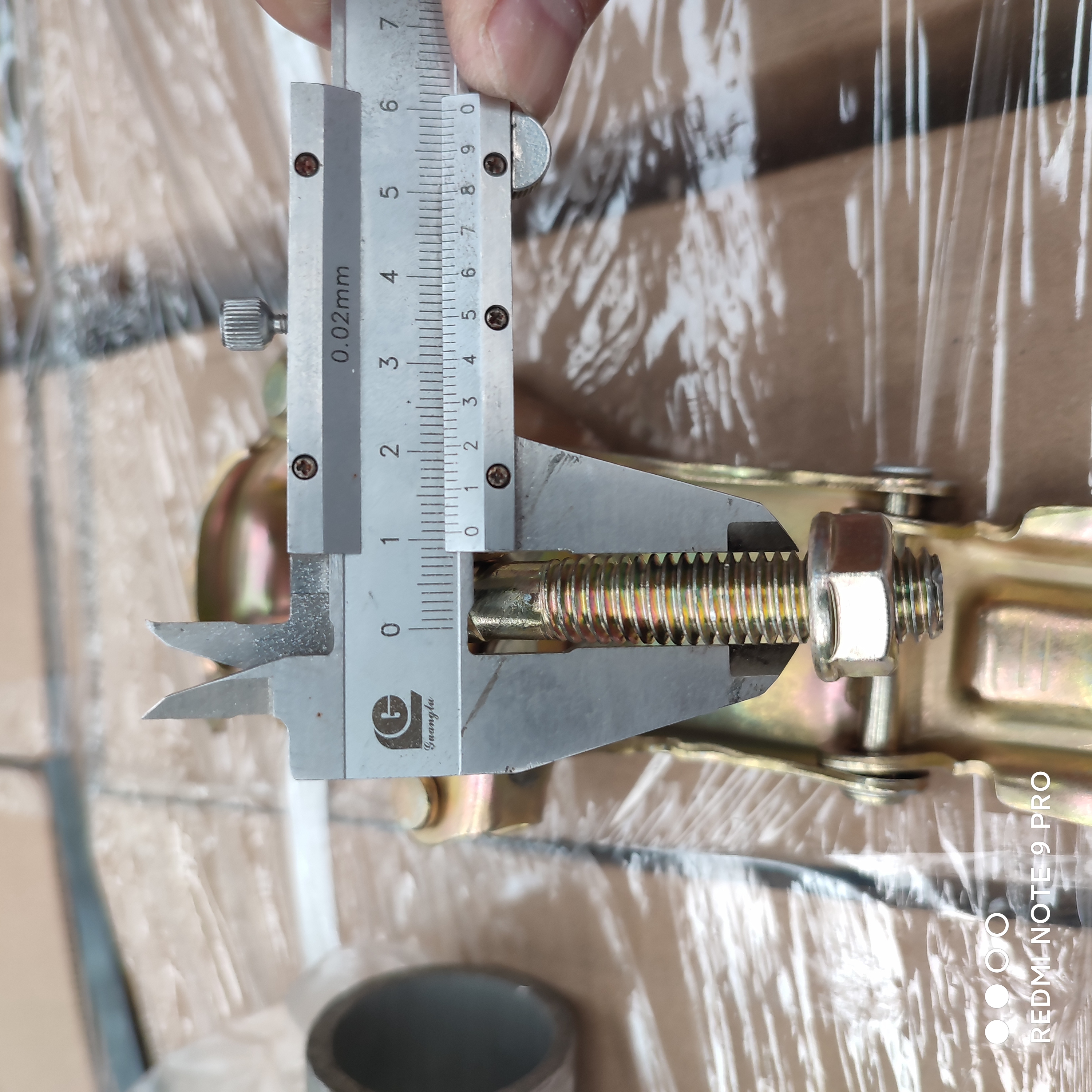 ขนาดข้อต่อแบบกด 